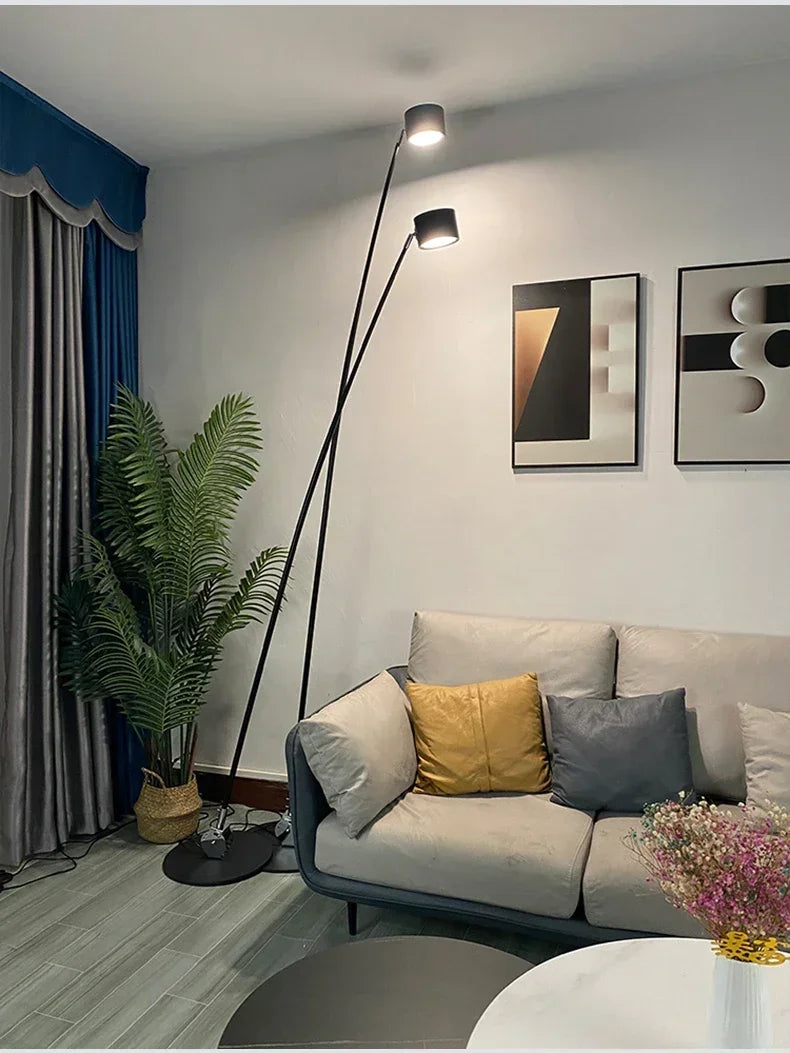 Modern Minimalist Floor Lamp Atmosphere Living Room
