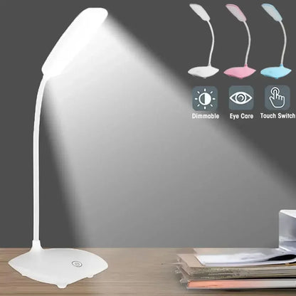 GlowFlex: Rechargeable Touch LED Desk Lamp