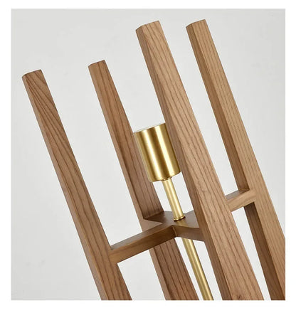 Fairbanks Floor Lamp Wooden Floor Lamp