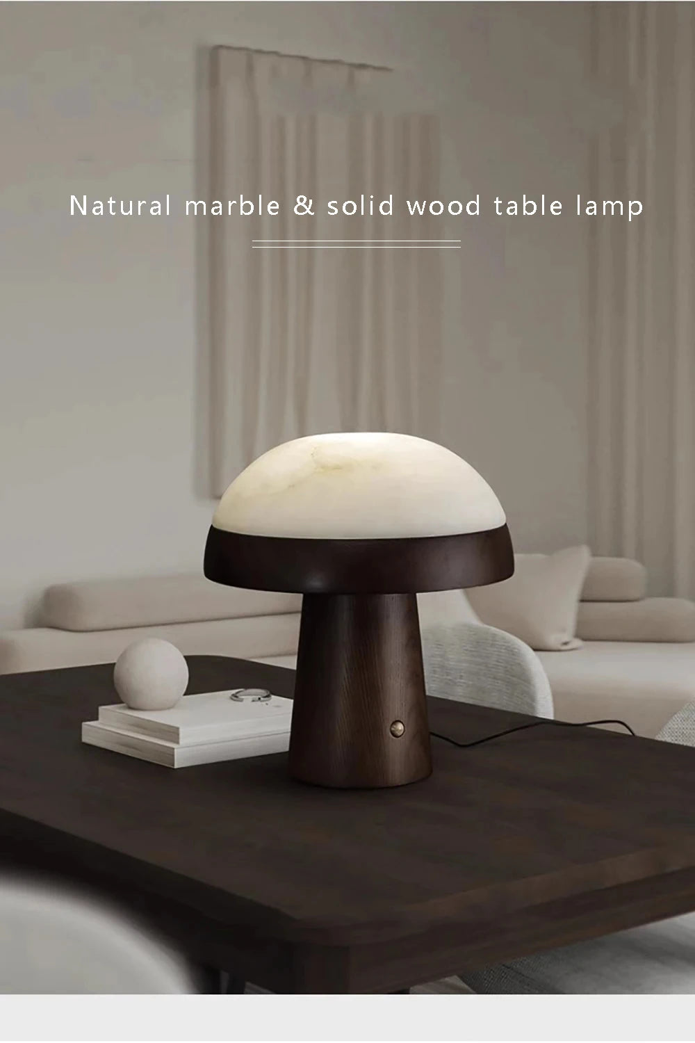 WoodMarb Glow: Sleek LED Desk Lamp