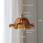 IWHD Nordic Vintage Copper Glass LED Pendant Light Fixtures
