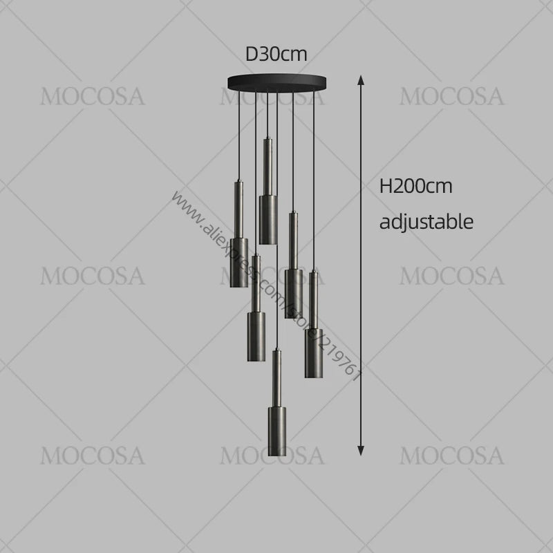 Loft Nordic Stair Chandelier