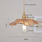 IWHD Nordic Vintage Copper Glass LED Pendant Light Fixtures