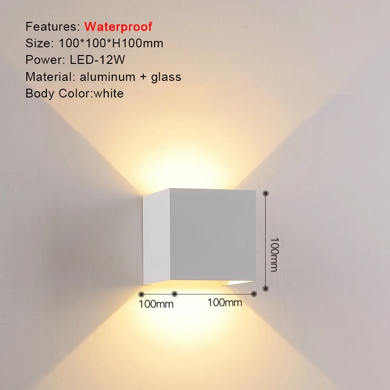 TRAZOS AquaGlow Wall Light - Modern LED Decor