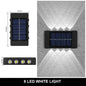 LumiGuard Solar Wall Light - 12 LED Waterproof Lamp