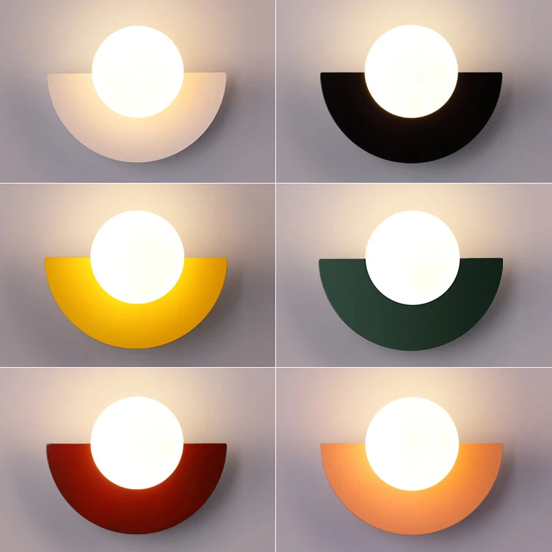 Colorful Ball Wall Sconce