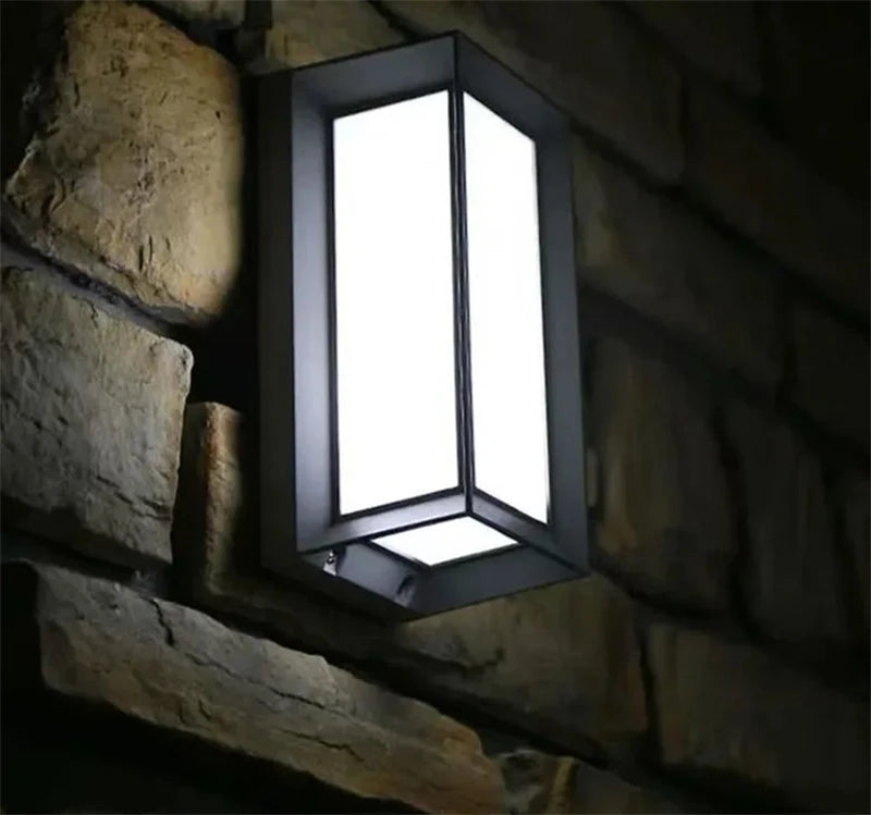 Modern Black LED Outdoor Wall Sconce