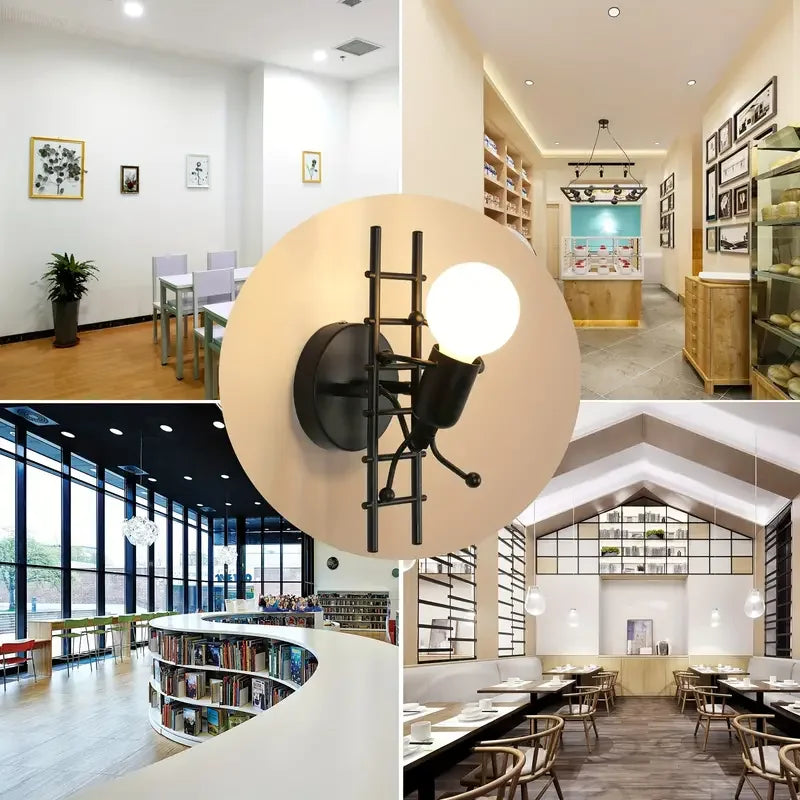 ClimbBright: Modern Wall Sconce for Creative Spaces