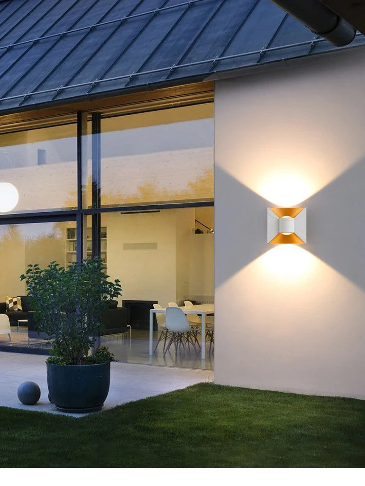 AluGlow Waterproof LED Porch Wall Sconce