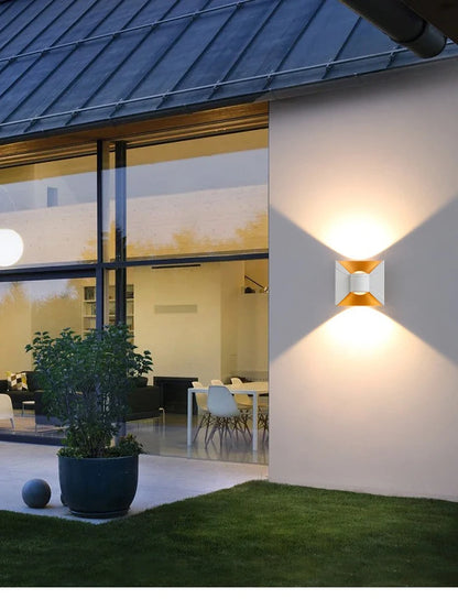 AluGlow Waterproof LED Porch Wall Sconce