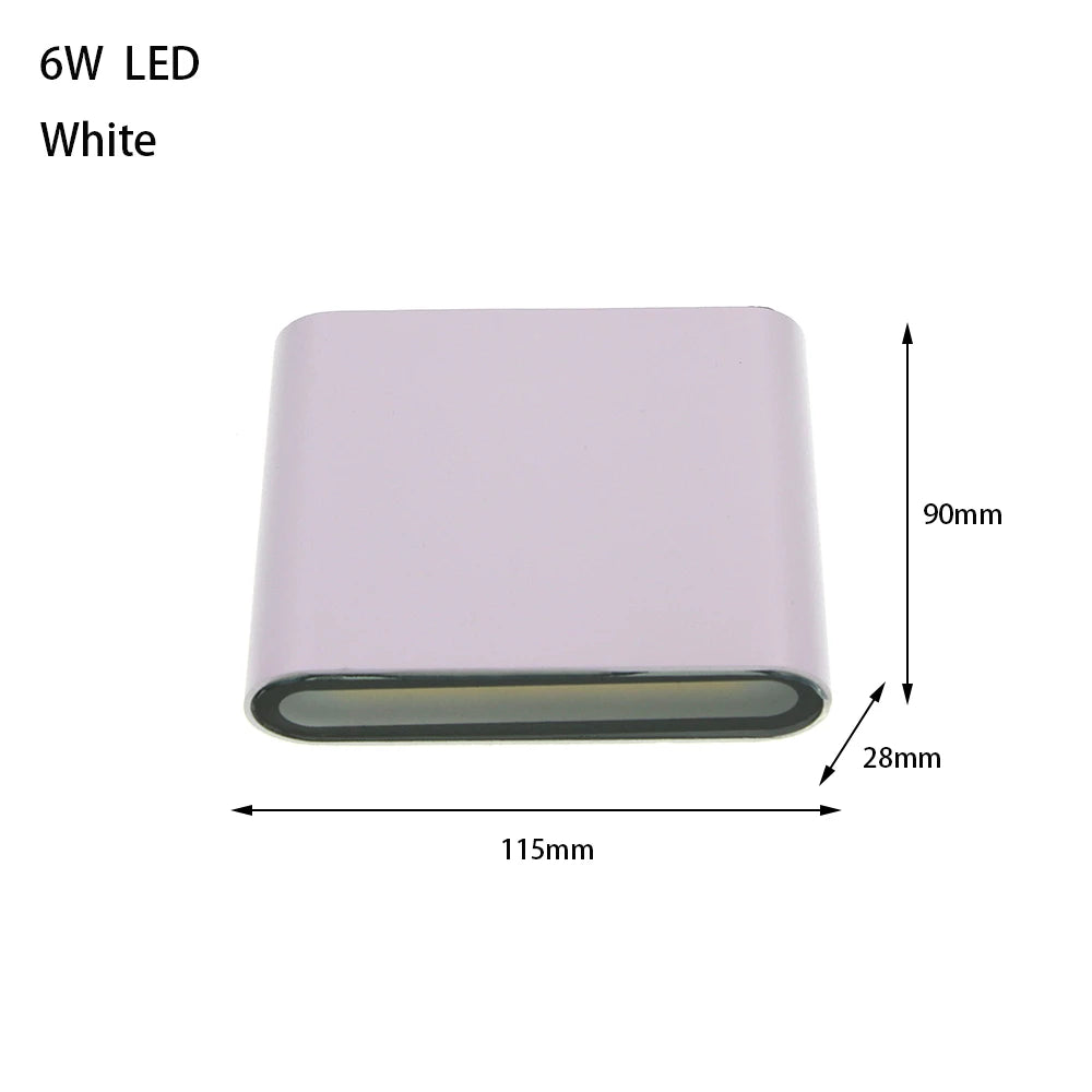 AquaGlow LED Wall Sconce - Waterproof Elegance