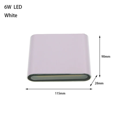 AquaGlow LED Wall Sconce - Waterproof Elegance
