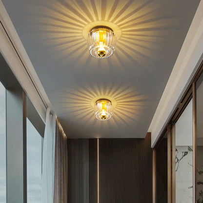 Elegant LED Glass Wall Sconce for Modern Spaces