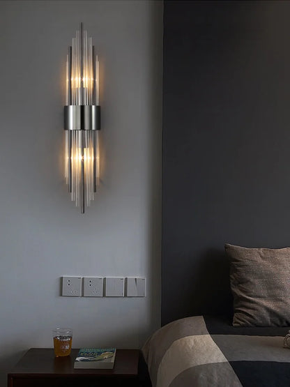 Crystal Bedside Wall Lamp
