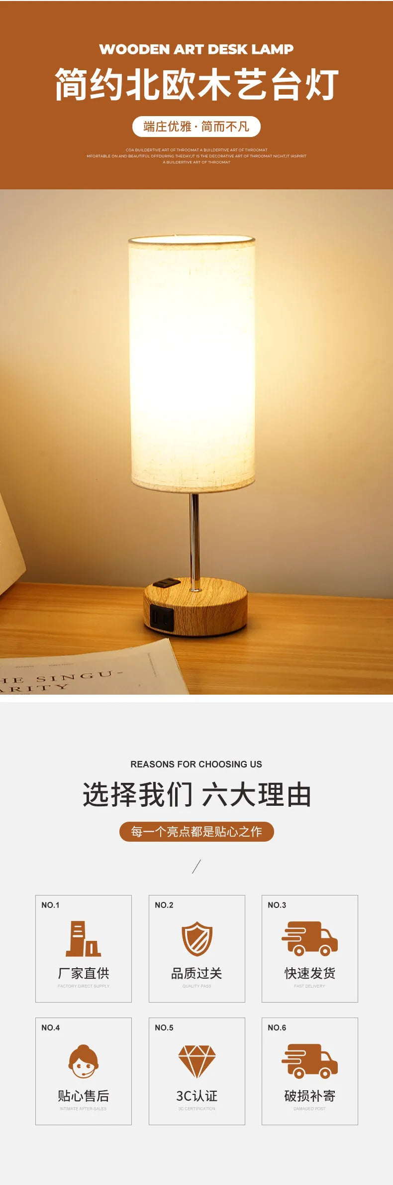 LumaTouch USB Dimmable Bedside Desk Lamp