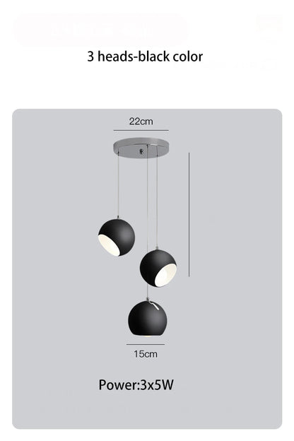 Nordic Round Ball Chandelier