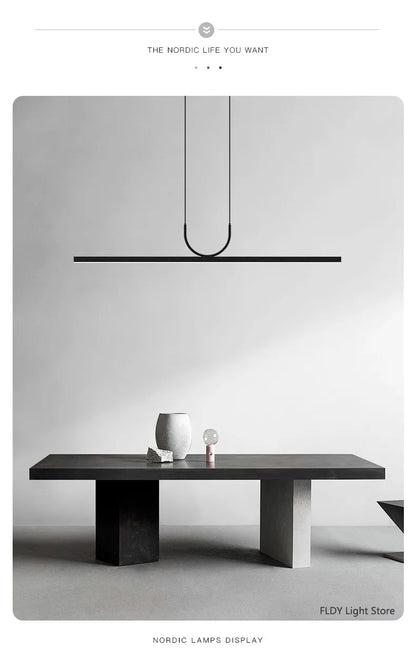 Minimal Linear LED Pendant