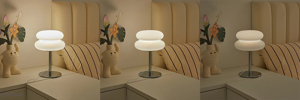 Tricolor Creamy Glow USB Table Lamp