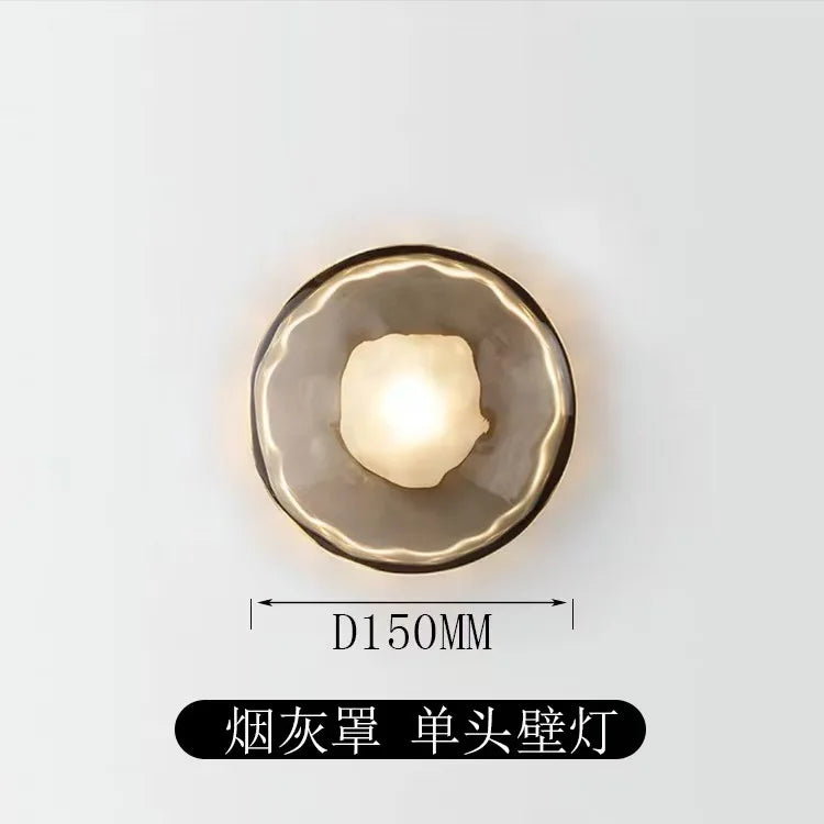 Glass Glow Sconce - Modern LED Wall Light