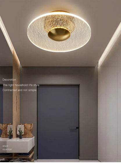 Modern LED Flush Mount Entryway Light Fixture