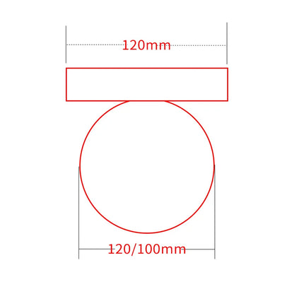 Creative Macaron LED Wall Lamp Mini Glass Sconce