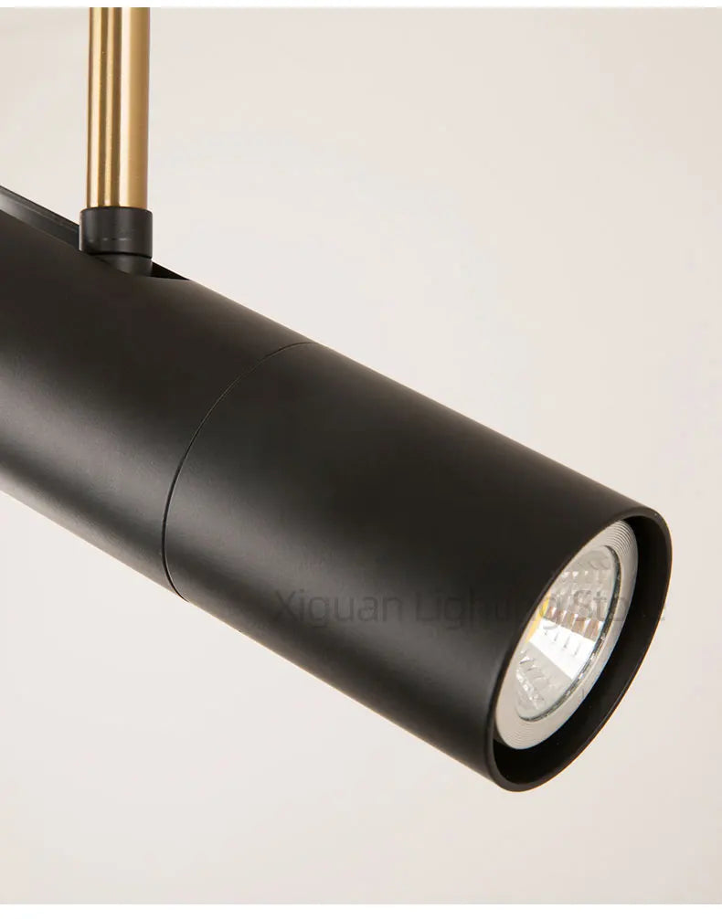 Nordic Glow: Minimalist LED Spotlights Chandelier