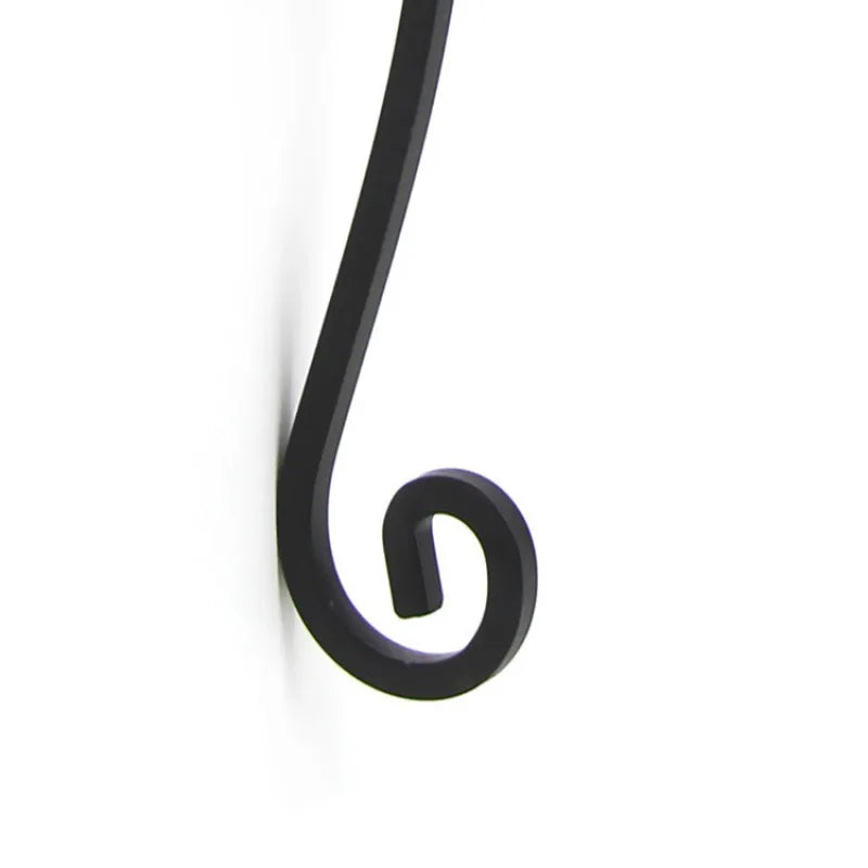 Retro Iron Torch Wall Sconce Candle Holder