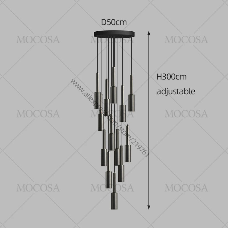 Loft Nordic Stair Chandelier