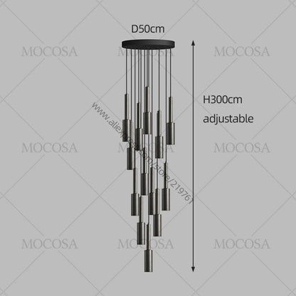 Loft Nordic Stair Chandelier