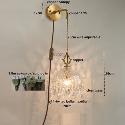 LuxCrystal LED Wall Sconce - Elegant Home Illumination