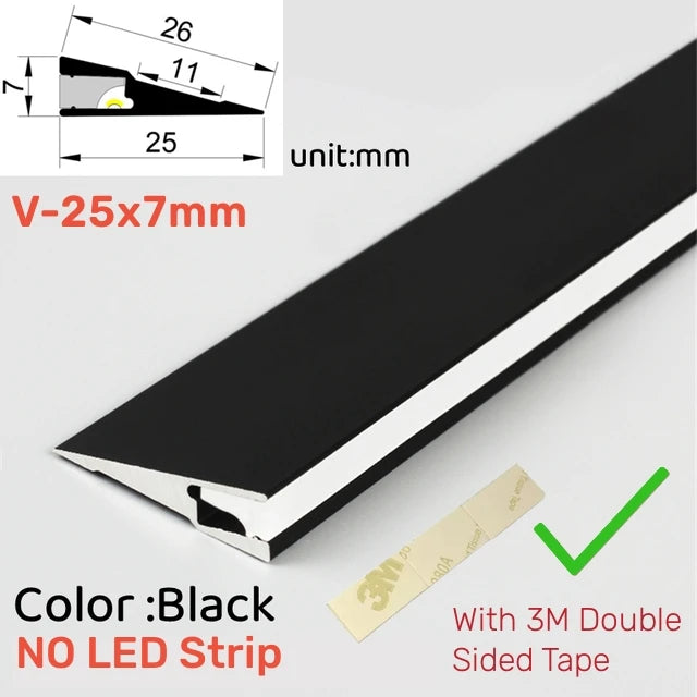 InvisiBeam Ultra-Thin Edge LED Strip Light