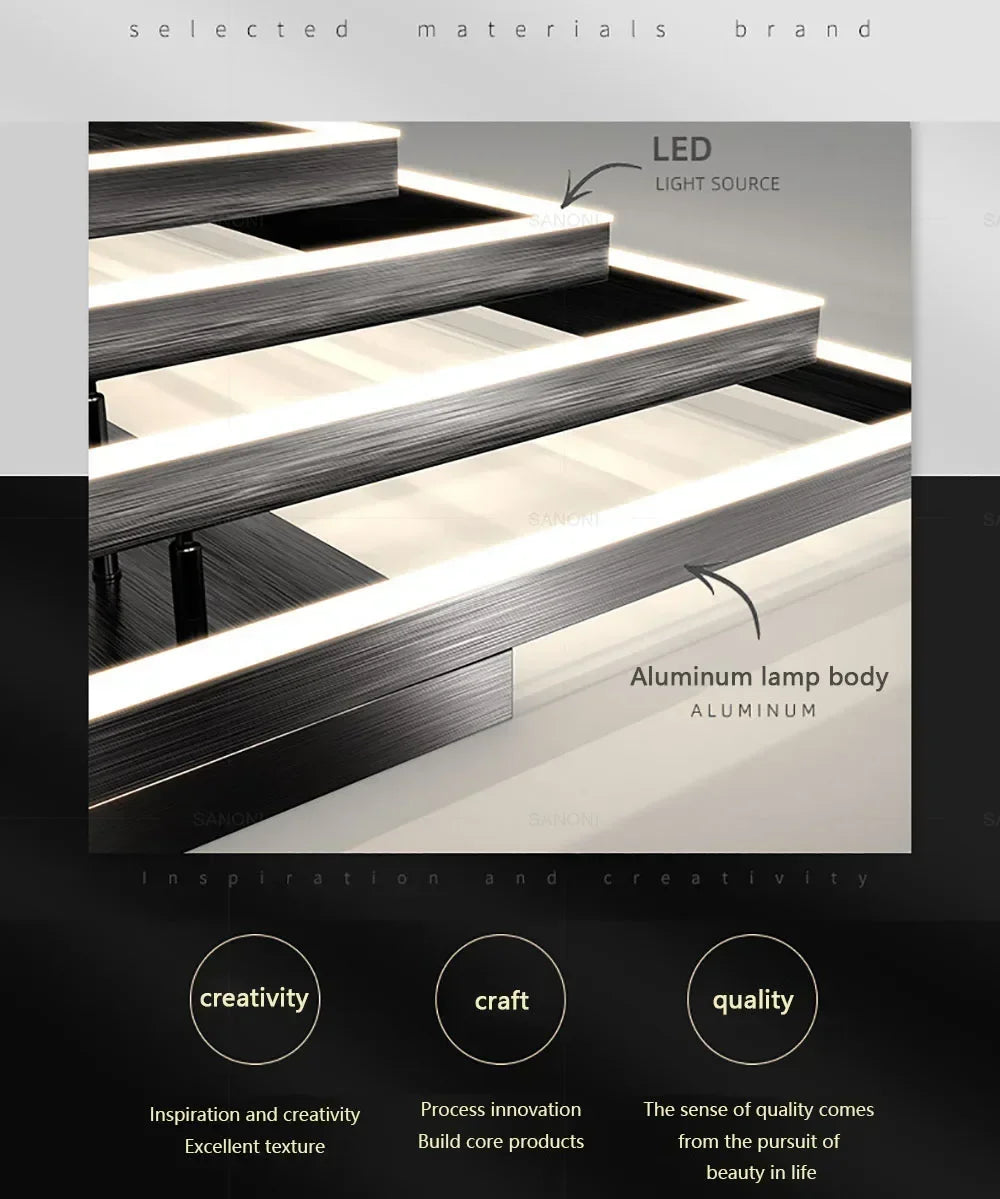 ChicGlow LED Chandelier for Stylish Interiors