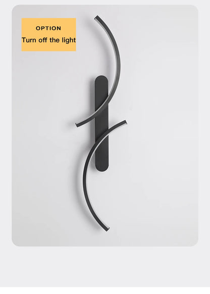 Sleek C-Shape LED Wall Lamp - Modern Minimalist Design