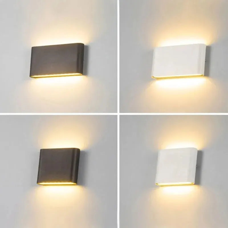 AquaGlow Modern LED Wall Lamp - Outdoor/Indoor Light