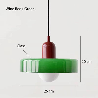 Nordic Retro Glass Pendant