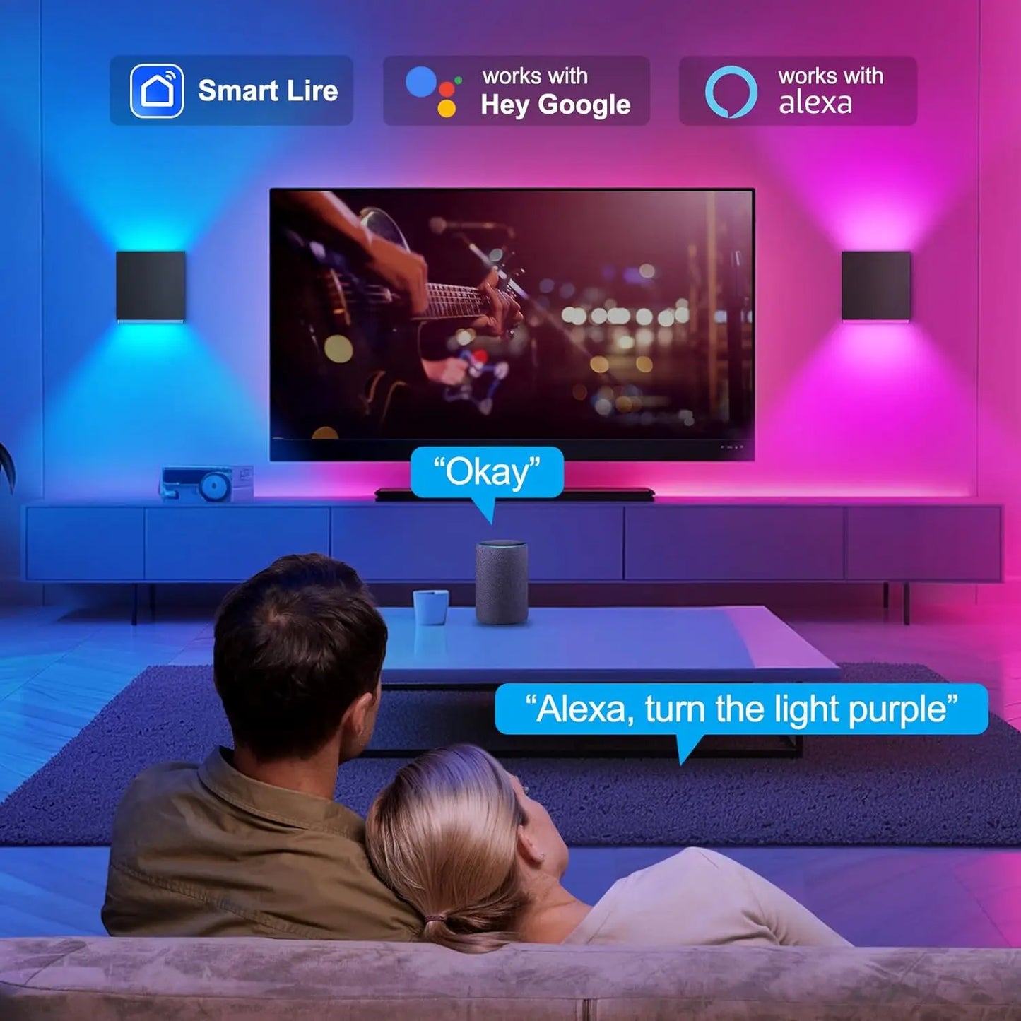 Smart Beam Patio Lights