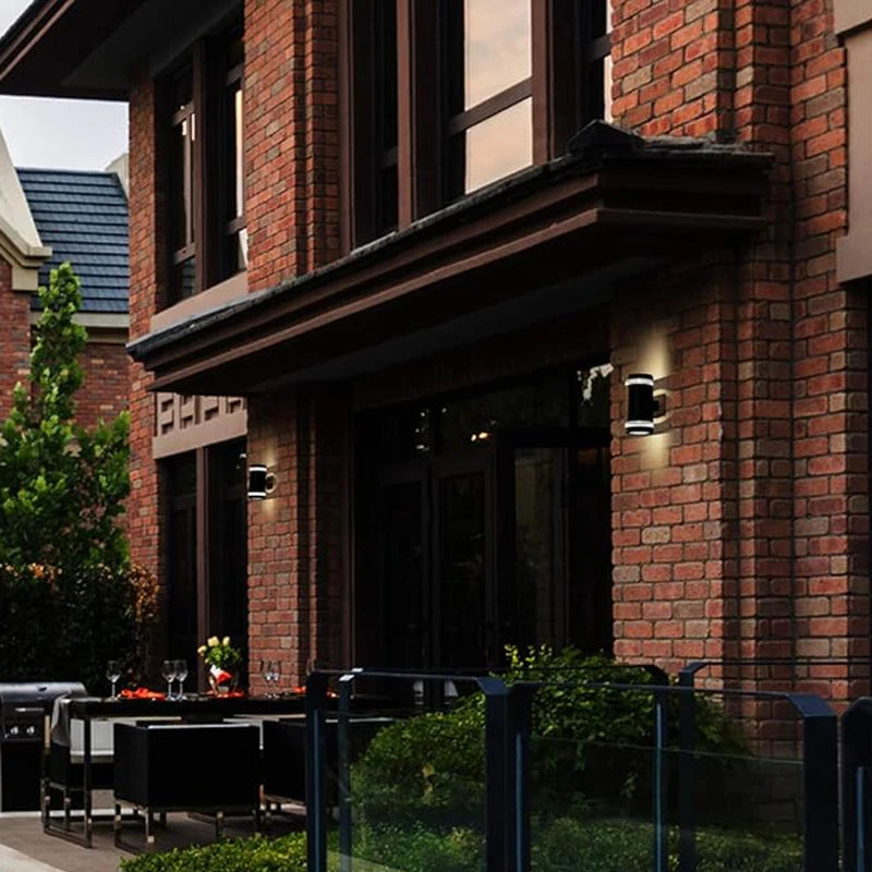 BrightGuard E27 LED Wall Sconce - Waterproof Design