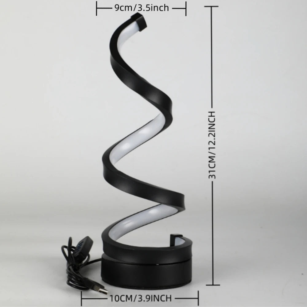 Artistic Glow: Modern Bedside Table Lamp