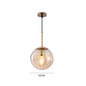 Nordic Glass Ball Pendant Light