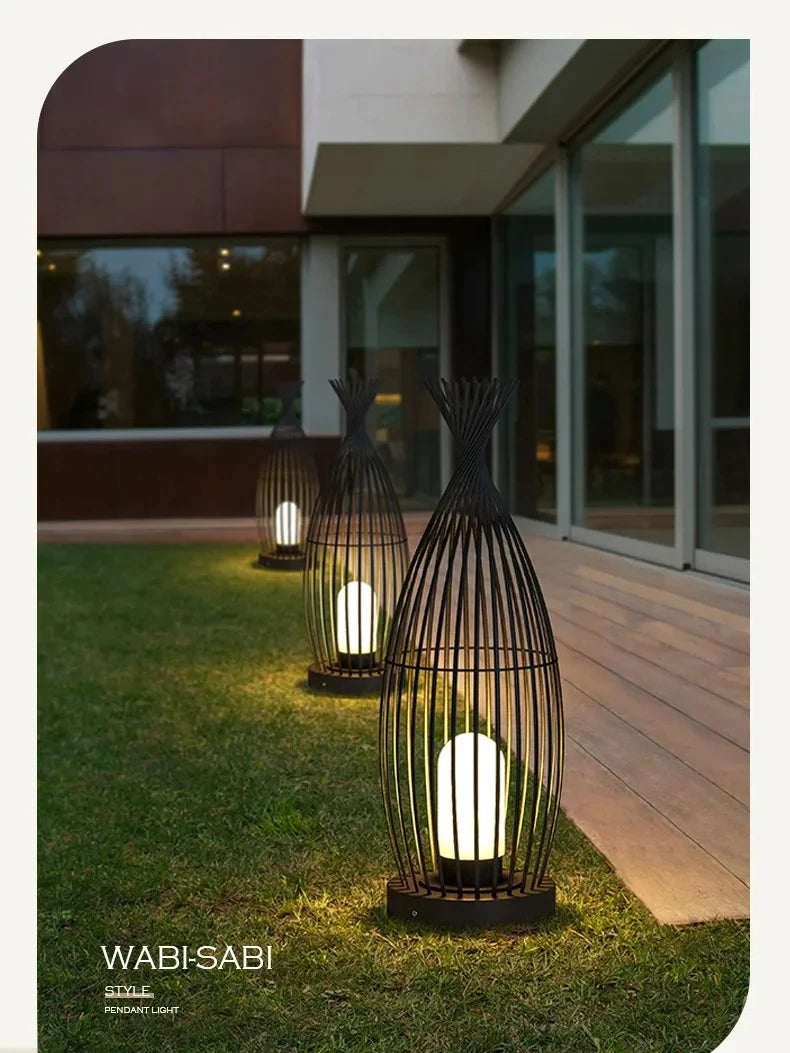 AquaGlow Outdoor Floor Lamp