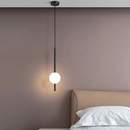 Glass Globe Bedside Pendant