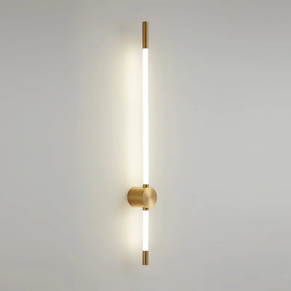 Elegant LED Wall Sconce: Modern Black & Gold