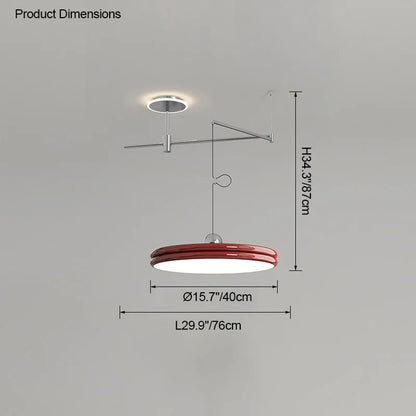 EyeCare Round Rotatable Dining Glam Light