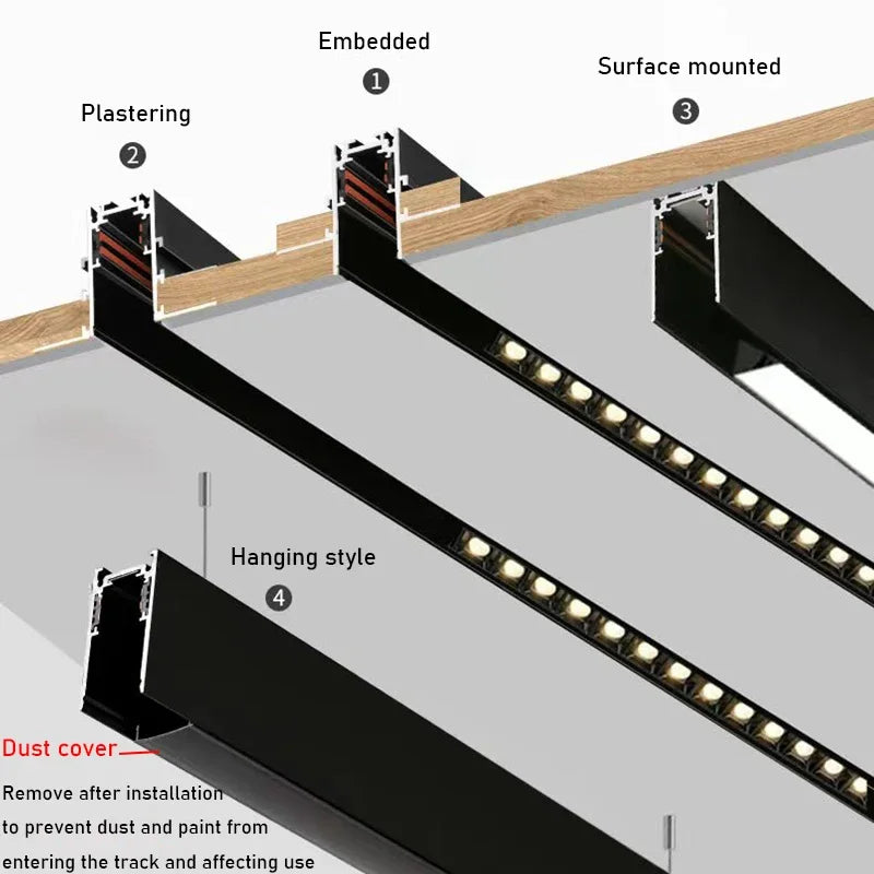 MagnaGlow Ceiling Track Light System