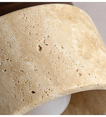 Travertine Stone Ceiling Light