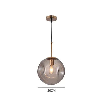 Nordic Glass Ball Pendant Light