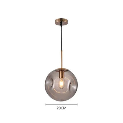 Nordic Glass Ball Pendant Light