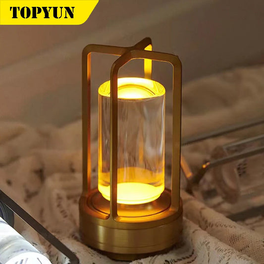 CrystalTouch LED Rechargeable Table Lamp