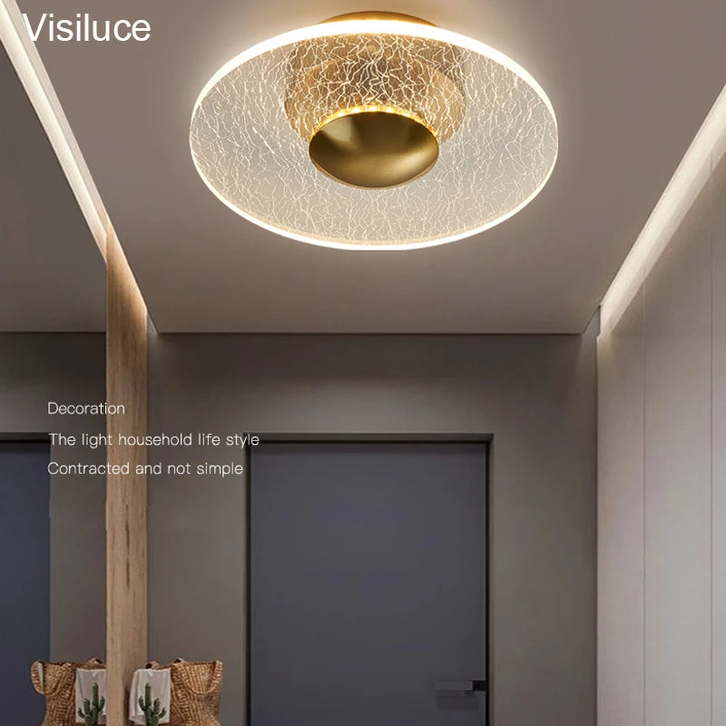 Modern LED Flush Mount Entryway Light Fixture