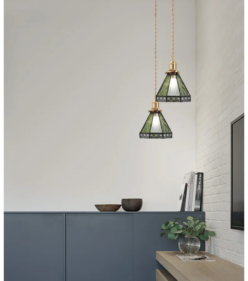 IWHD Nordic Glass LED Pendant Lights Fixtures
